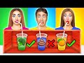 تحدي "لا تختر الشراب الخطأ" | آخر من يتوقف يربح! ماصة الشرب الخطأ Multi DO Challenge