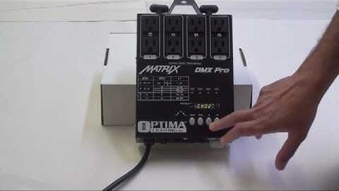 MATRIX DMX PRO - Functions