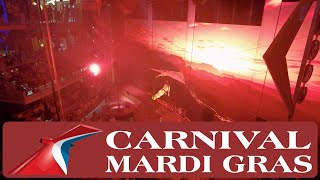 Thrilling Center Stage Show On The Carnival Mardi Gras