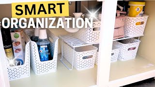 Genius Small Bathroom Organization Ideas (Solving Storage Issues) + Declutter