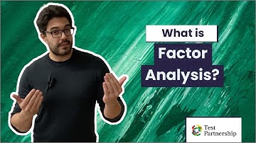 What is Factor Analysis?