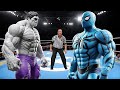WHITE HULK VS BLUE SPIDERMAN - EPIC BATTLE