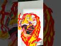 rengoku #art#sketch #colouring #art#drawing #ayan_art_0#anime drawing#anime art#