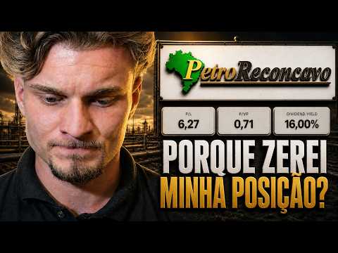 PORQUE VENDI PETRO RECONCAVO (RECV3)? ENTENDA TODA A VERDADE