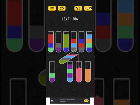 How to do Water sort Puzzle level 284 | Water sort puzzle | Color Sorting Game | Gaming Shortcuts |