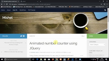 Creating an animated number counter using jquery