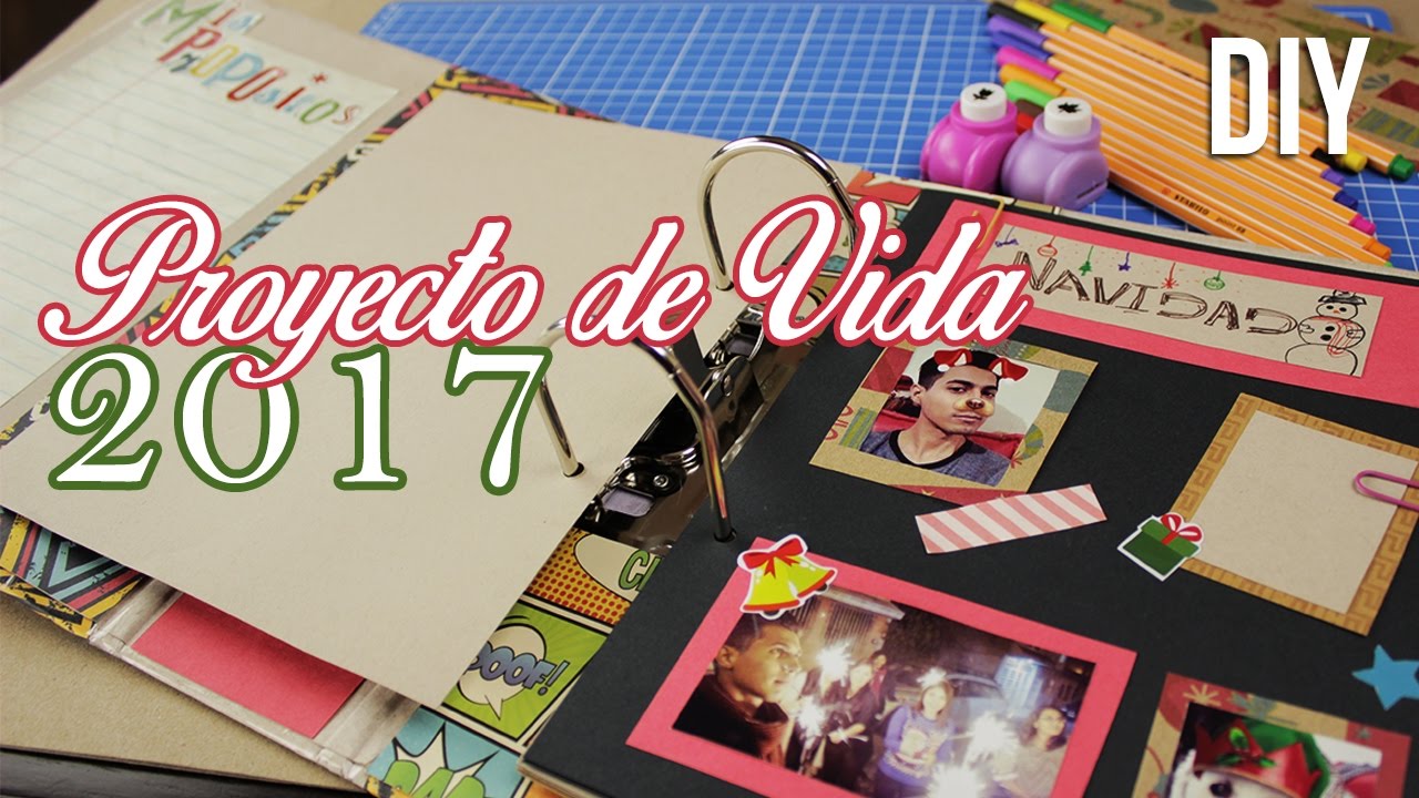 DIY: Álbum de scrapbook para bebé - Dibujos de Colores