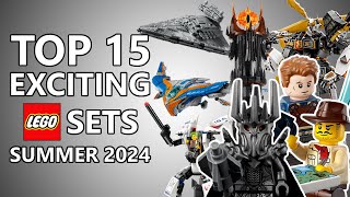 TOP 15 New LEGO Sets I'm Excited For - Summer 2024