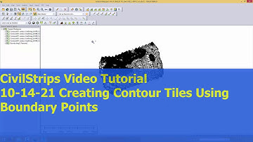 10_14_21 Creating Contour Tiles Using Boundary Points