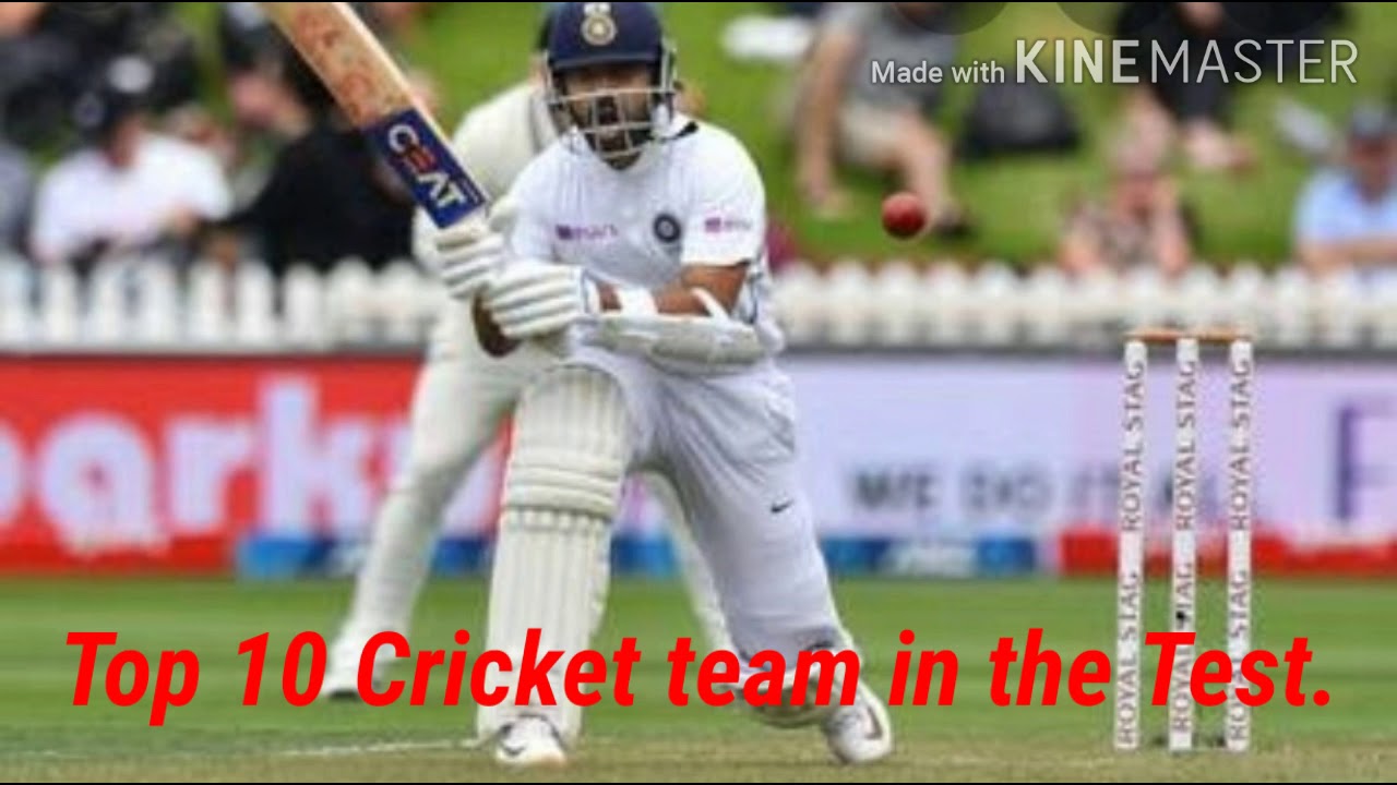 Top 10 cricket team in test cricket. YouTube