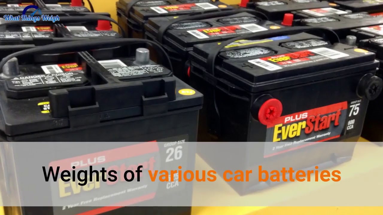 How Much Does A Car Battery Weigh | Car Greek