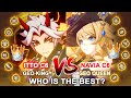 Navia c6 vs itto c6 triple crown endgame dps showdown  single target  aoe  who is the best