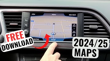 Free 2024/2025 maps update for Seat Skoda VW