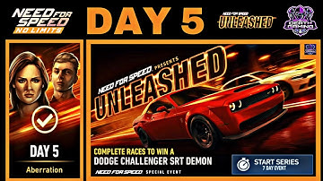 NFS NO LIMITS | DAY 5 - WINNING + TIPS - DODGE CHALLENGER SRT DEMON | UNLEASHED