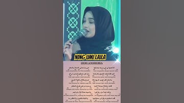QOD ANSHOHA BY NING UMI LAILA #sholawatnabi #sholawat #ningumilaila #shortvideo #shorts