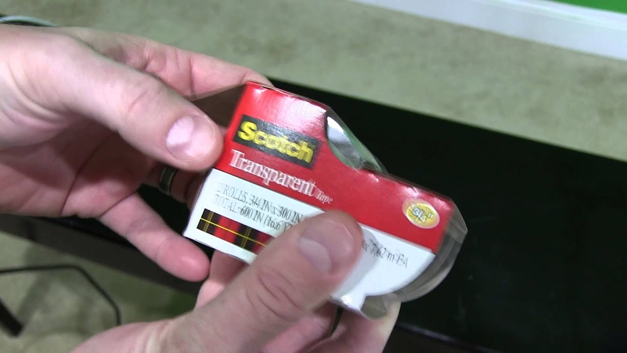 Scotch Transparent Tape Review Youtube