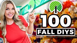 100 Dollar Tree Fall DIYs You NEED to Try - Perfect for Beginners