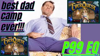 BEST DAD CAMP EVER? / Everquest Project 1999 green P99 / Exp & Plat & afk time all in one! L59 Necro