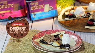 Deuce Choco Pizza By Mini Mathur | How To Make Chocolate Pizza At Home | Britannia Dessert Carnival