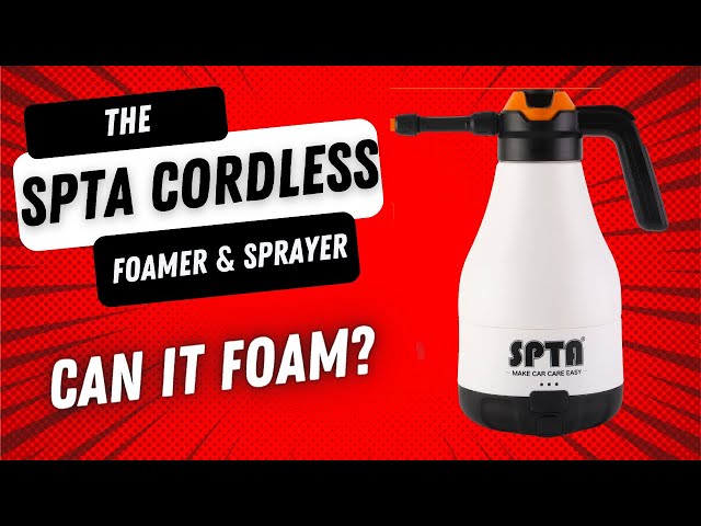 SPTA Electric Foamer & Sprayer, Battery Powered