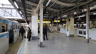 2022 上野駅 ホームの様子 山手線と京浜東北線 220311g