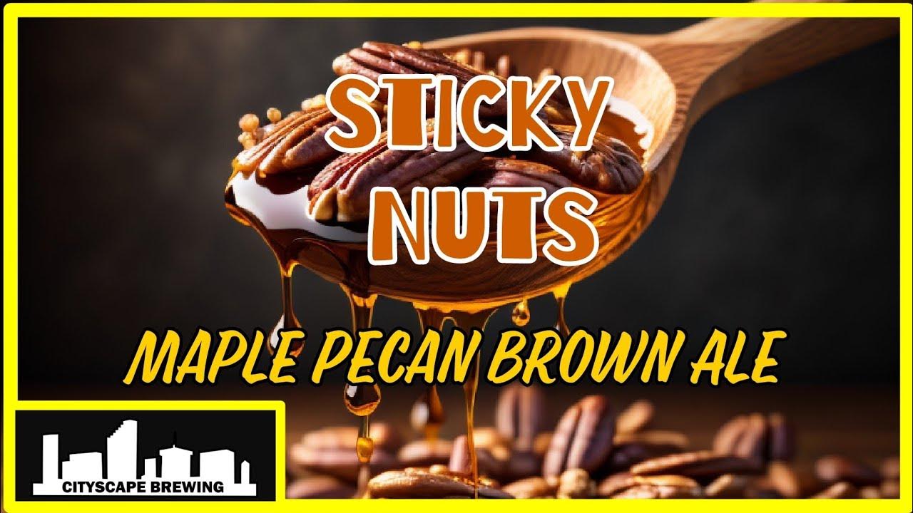Sticky Nuts MAPLE PECAN Brown Ale All Grain Brew Day! YouTube