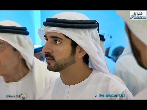 Hamdan bin Mohammed (فزاع Fazza) visits ‘Art Dubai’