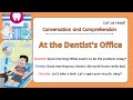 Conversation and comprehension practice8 i at the dentists office i  with teacher jake