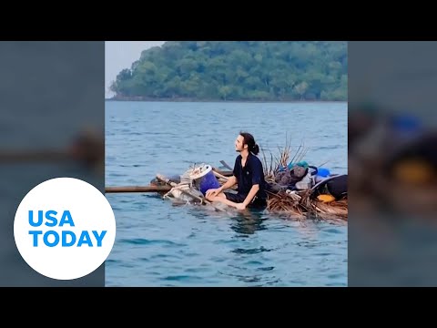 Tourist in Thailand found floating on self-made palm raft with luggage | USA TODAY