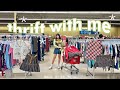 Thrift with me  thrifting at massive thrift store with no budget  giveaway part 2