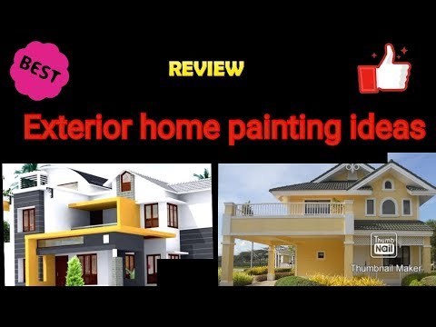 Exterior wall painting colour idea Tamil | வீட்டின் வெளிப்புற சுவர்களுக்கு | 2020.
