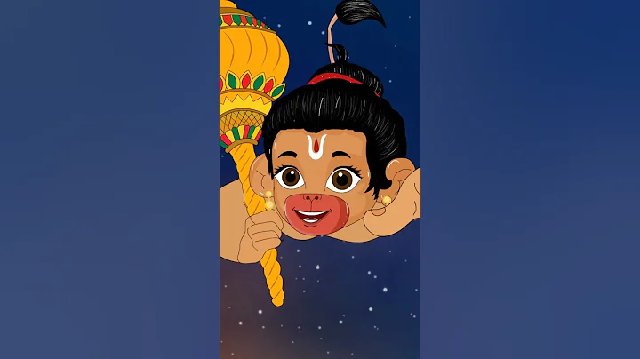 Jai Hanuman Gyan Gun Sagar #video #shorts #hindirhymes #cartoon #kidssongs