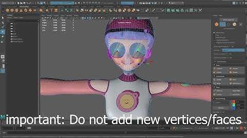 Creating Morph Targets, Blend Shapes, For Facial Animation in Maya