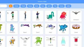 How to choose a sprite in scratch