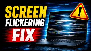 Hp laptop screen flickering windows 10 black screen