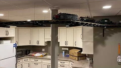 LGB G scale basement ceiling 2020 part 1