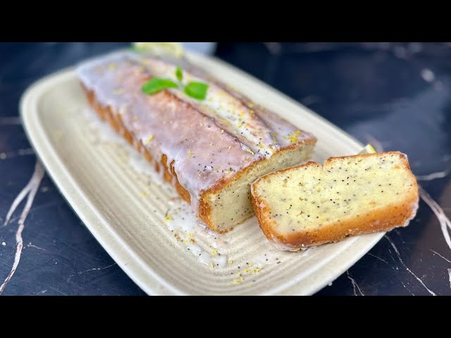 LEMON CAKE 🍋‍🟩le cake au citron et aux graines de pavot 🍋Il y a pas mieux que le fait maison !