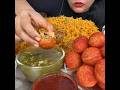 spicy panipuri, biryani 💓 @SpiceASMR #mukbang