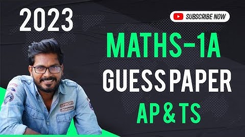 Mathematics -1A IMPList and Guess Questions for public exams 2023 AP&TS @Trilokya6600Trilokya6600