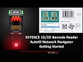 KI12. Keyence Barcode Reader & AutoID Navigator Tutorial and Getting Started