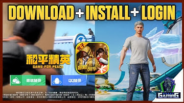 Game For Peace Full Setup😃 | How to Make QQ login in GAME FOR PEACE
