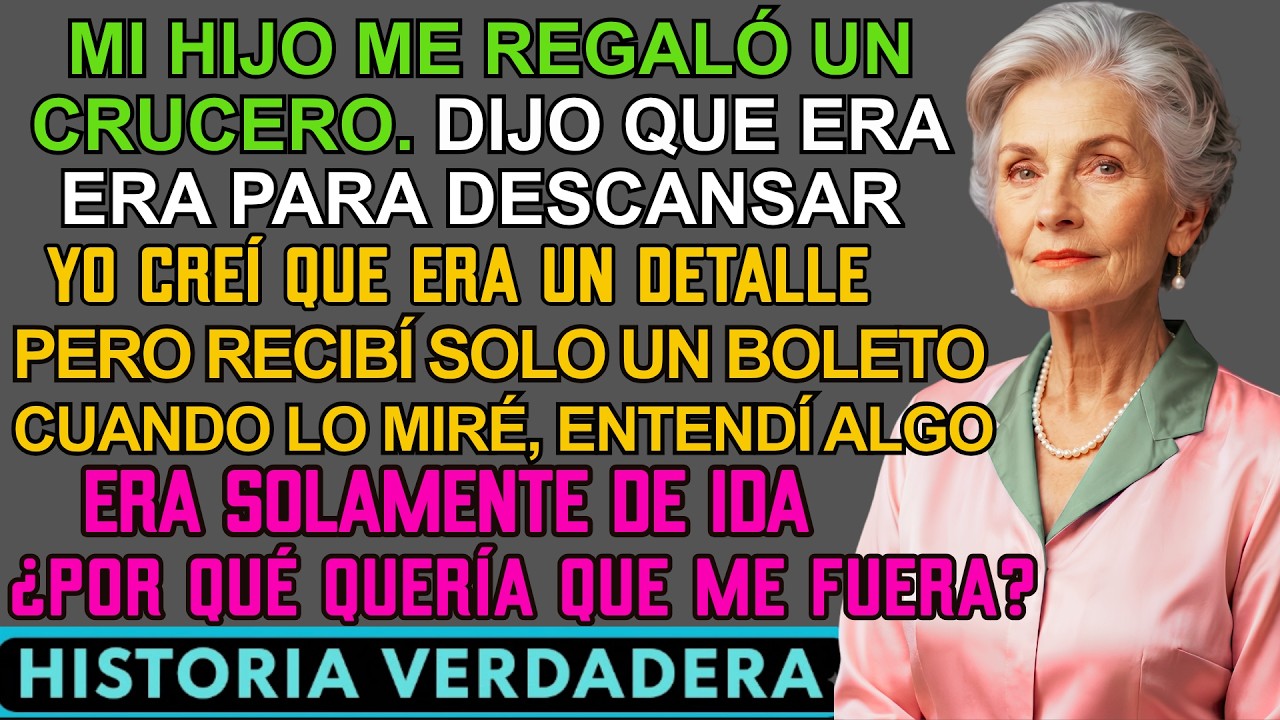 El día que mi hijo me regaló un crucero para relajarme, debí haber sabido que había algo terrible detrás de esa sonrisa. Pero cuando volví a casa por mi medicina para la presión que había...