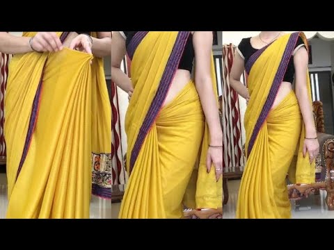 Weird Trick To Get Perfect Pleats On Heavy Sari-How To Wear Heavy Saree Perfectly: Love Your Look
