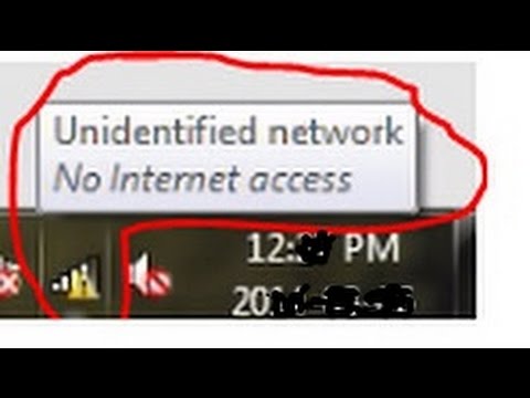 วิธี แก้ no internet access windows 7  New Update  How To Fix \