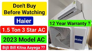 haier 1.5 ton inverter split ac review | haier 1.5 ton 3 star inverter split ac 2023 model