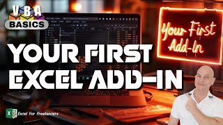 How To Create Your First Excel Addin + FREE BONUS