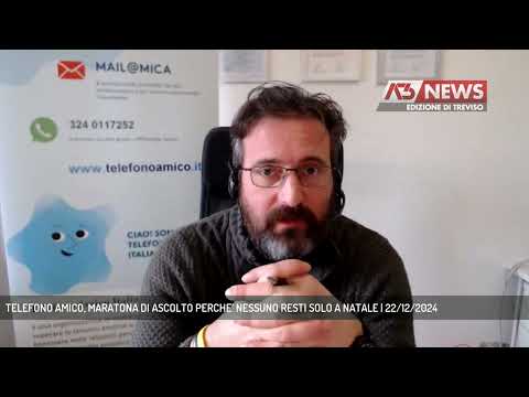 TELEFONO AMICO, MARATONA DI ASCOLTO PERCHE’ NESSUNO RESTI SOLO A NATALE | 22/12/2024