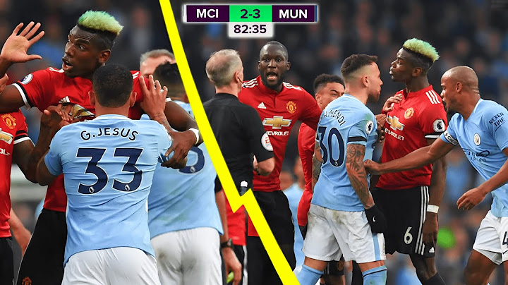 Most HEATED Manchester Derby Ever