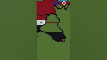 Small Scale Iraq #iraq #iraqi #maps #flags #minecraft