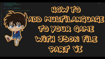 How to add multilanguage to your game with JSON file on Unity Part VI/IX - Copy JSON from resources